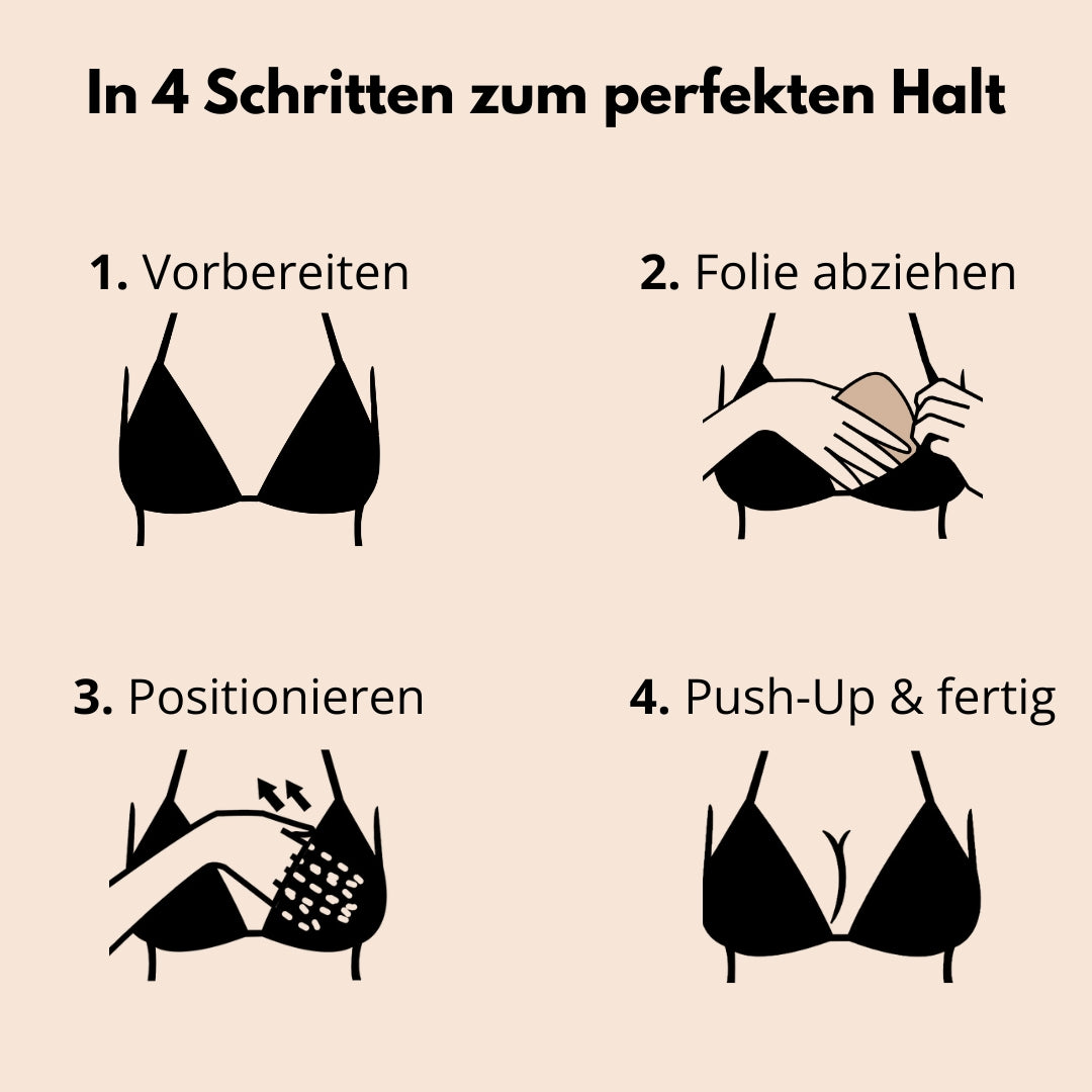PUSH-UP PADS natürlicher Lifting Effekt ohne BH