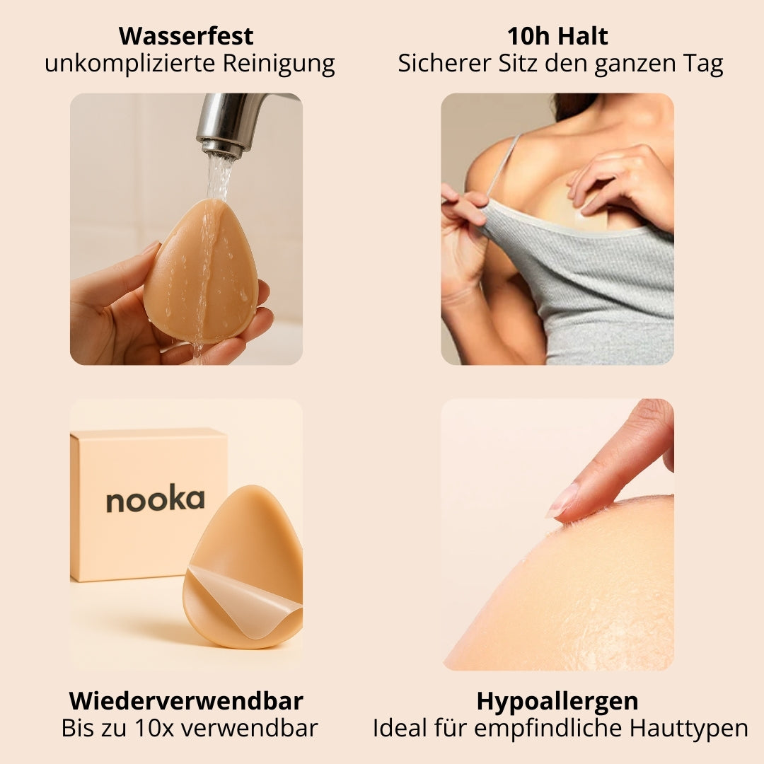 PUSH-UP PADS natürlicher Lifting Effekt ohne BH